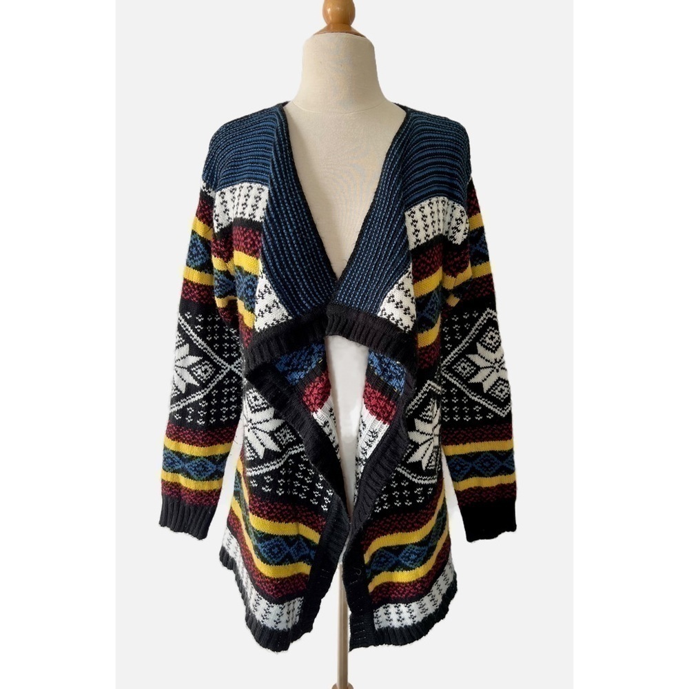 Baciano By Bacci Multicolor Open Front Cardigan K… - image 2